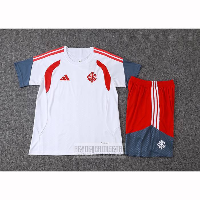 Chandal del SC Internacional Manga Corta 2026-2027 Blanco - Pantalon Corto